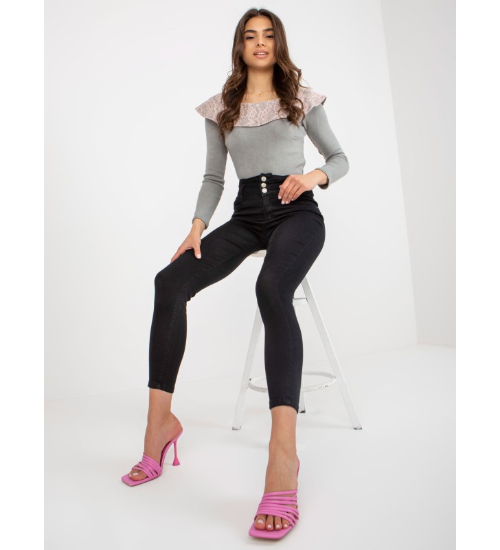 Spodnie jeans jeansowe NM-SP-L73.29P czarny