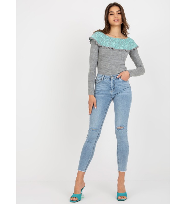 Spodnie jeans jeansowe NM-SP-PJ23109.71 niebieski