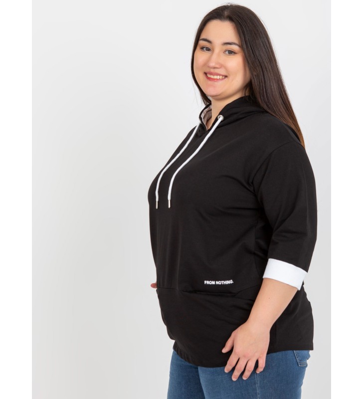 Tunika plus size RV-TU-8241.54P czarny