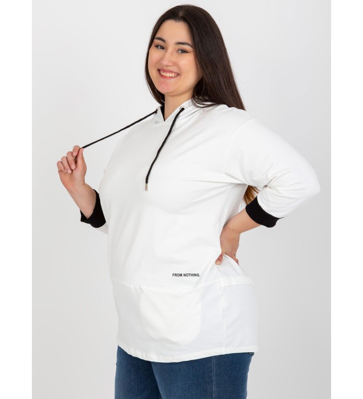 Tunika plus size RV-TU-8241.54P ecru