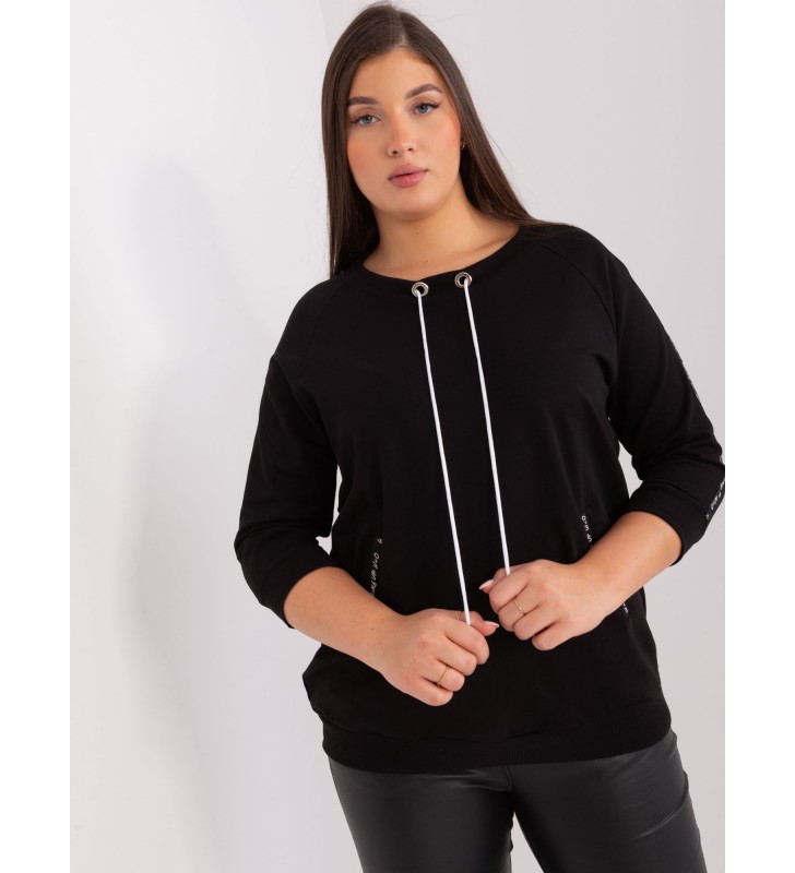 Bluza plus size RV-BL-8205.63 czarny