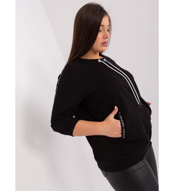 Bluza plus size RV-BL-8205.63 czarny