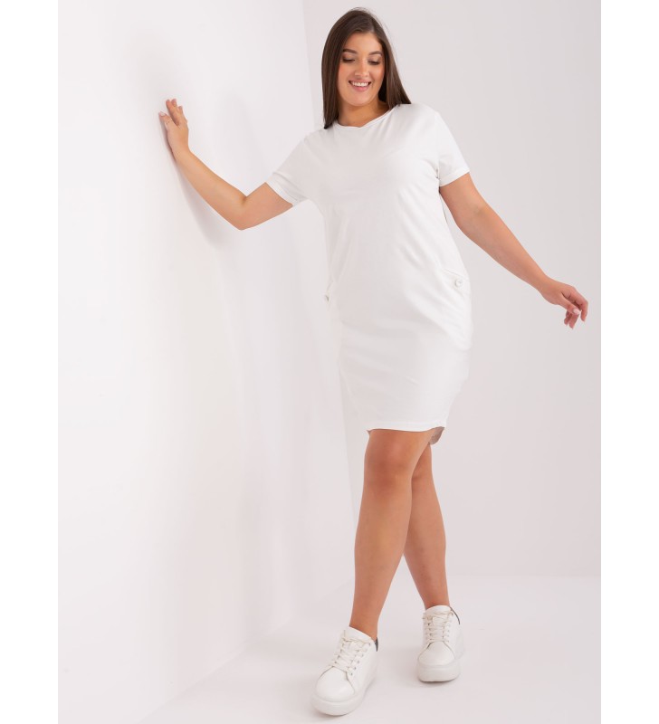 Tunika plus size RV-TU-8862.69P ecru