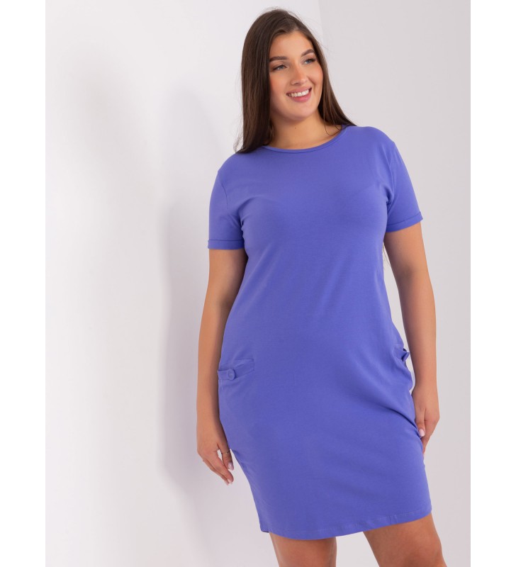 Tunika plus size RV-TU-8862.69P fioletowy