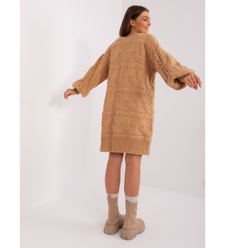 Sweter dzianinowa AT-SW-2367.76P camelowy