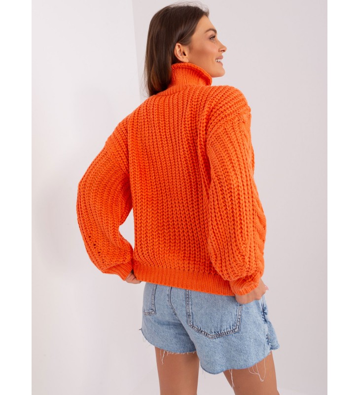 Sweter oversize AT-SW-2350.91P pomarańczowy