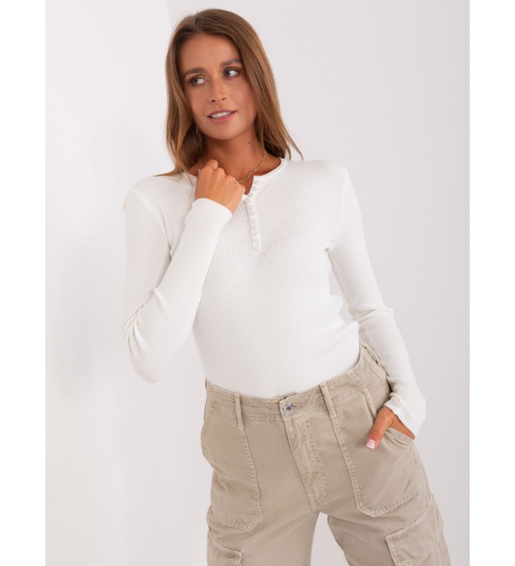 Sweter klasyczny PM-SW-Y-0078.87 ecru