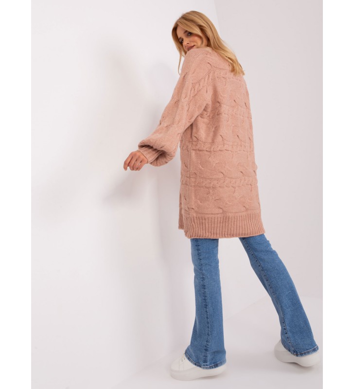 Sweter dzianinowa AT-SW-2367.76P ciemny różowy