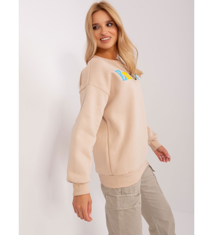 Bluza bez kaptura EM-BL-617-12.04 beżowy