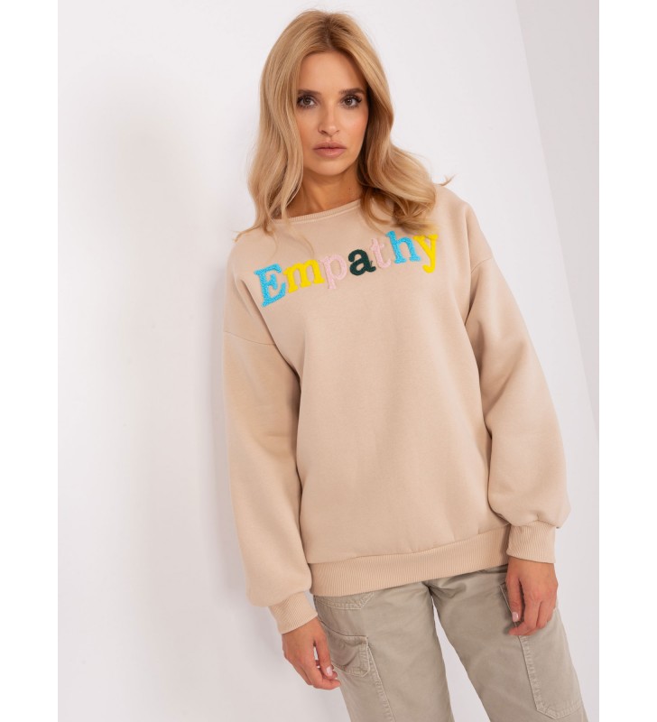 Bluza bez kaptura EM-BL-617-12.04 beżowy