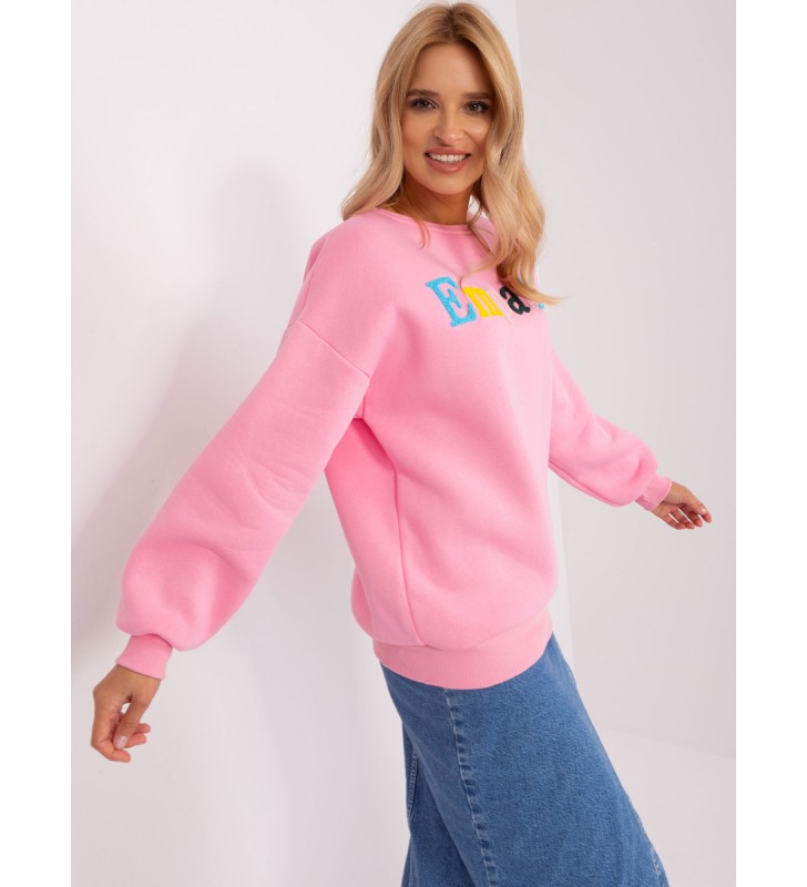 Bluza bez kaptura EM-BL-617-12.04 różowy