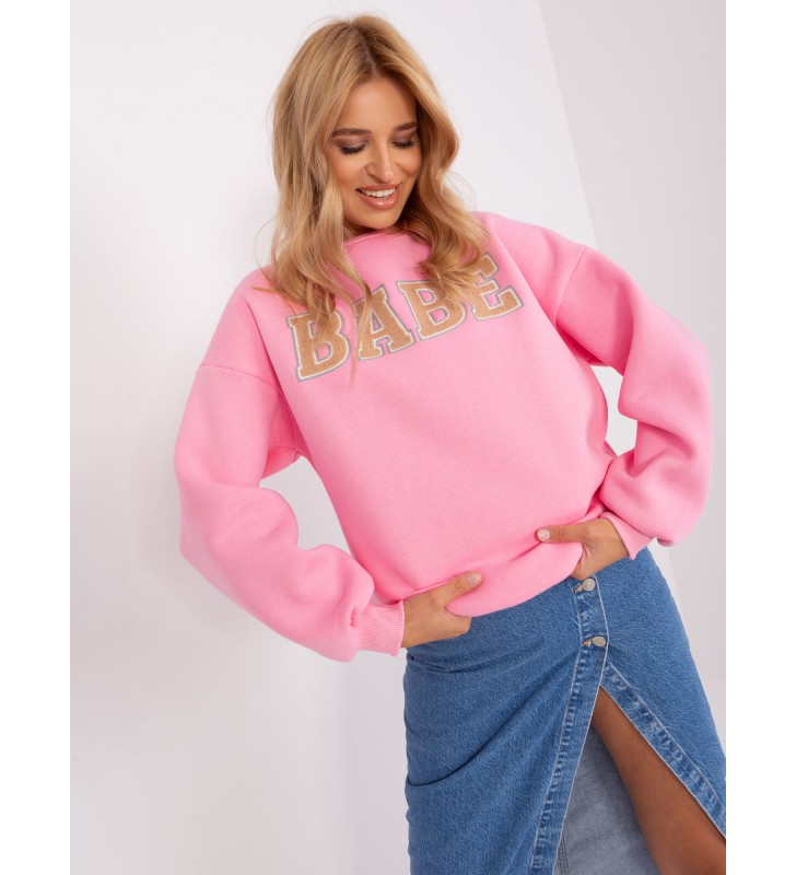 Bluza bez kaptura EM-BL-617-11.32 różowy