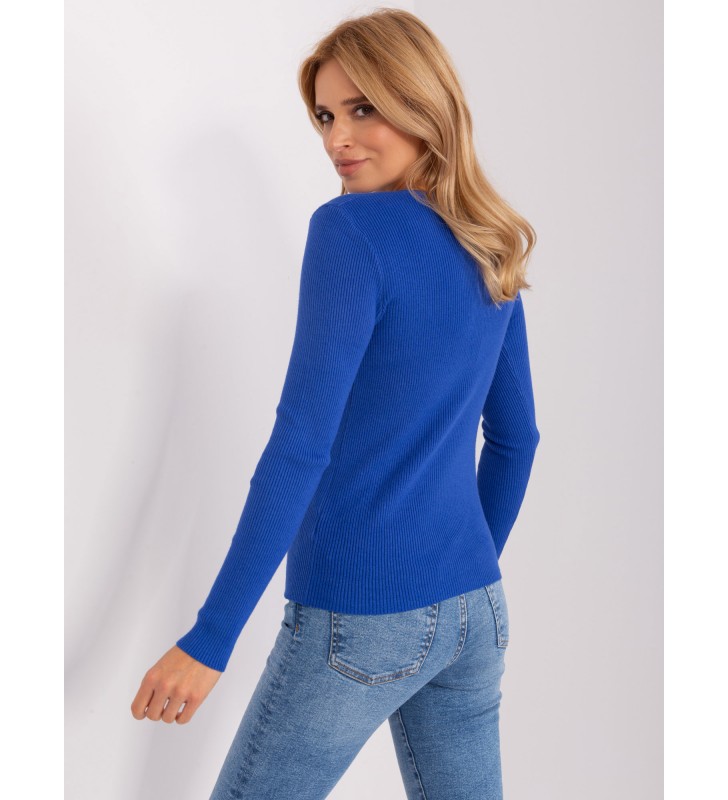 Sweter klasyczny PM-SW-Y-0078.87 ciemny niebieski