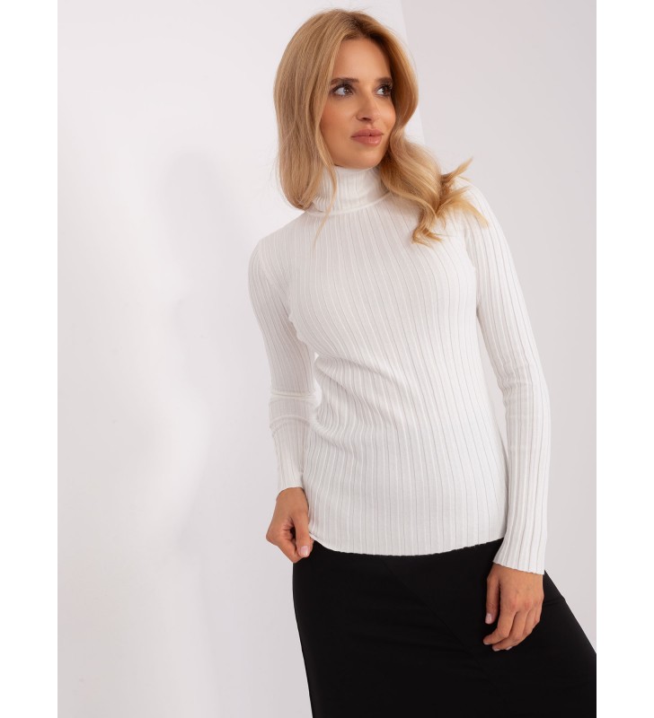 Sweter z golfem PM-SW-1087.09 ecru