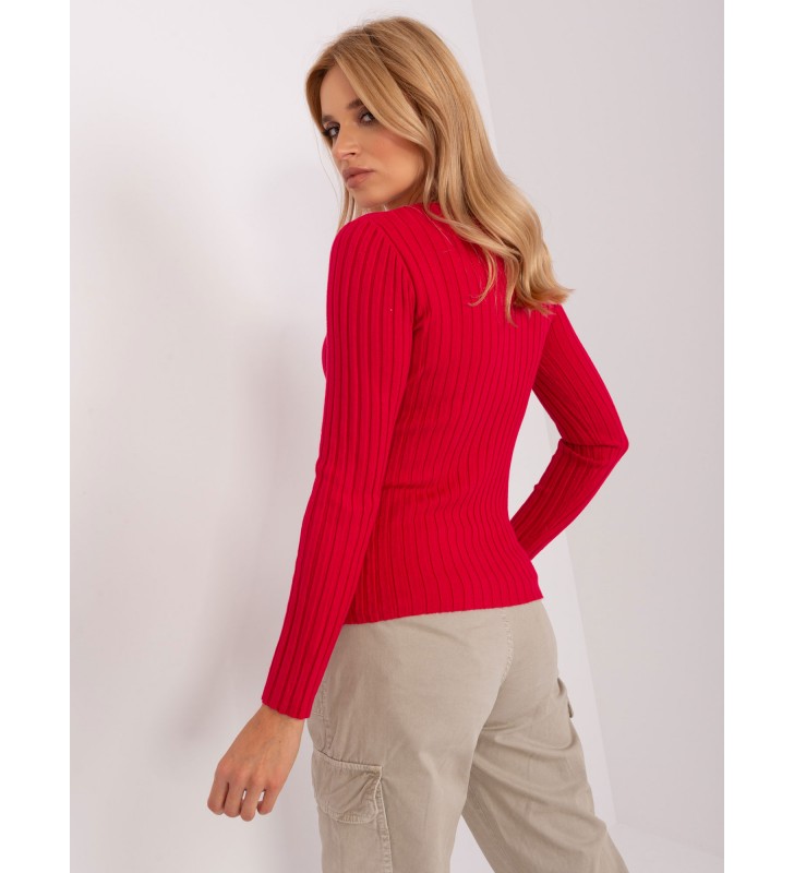 Sweter klasyczny PM-SW-PM1089.09P czerwony