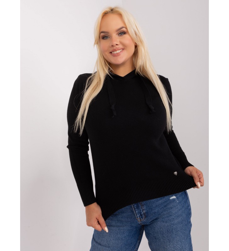 Sweter plus size PM-SW-PM9735.07 czarny