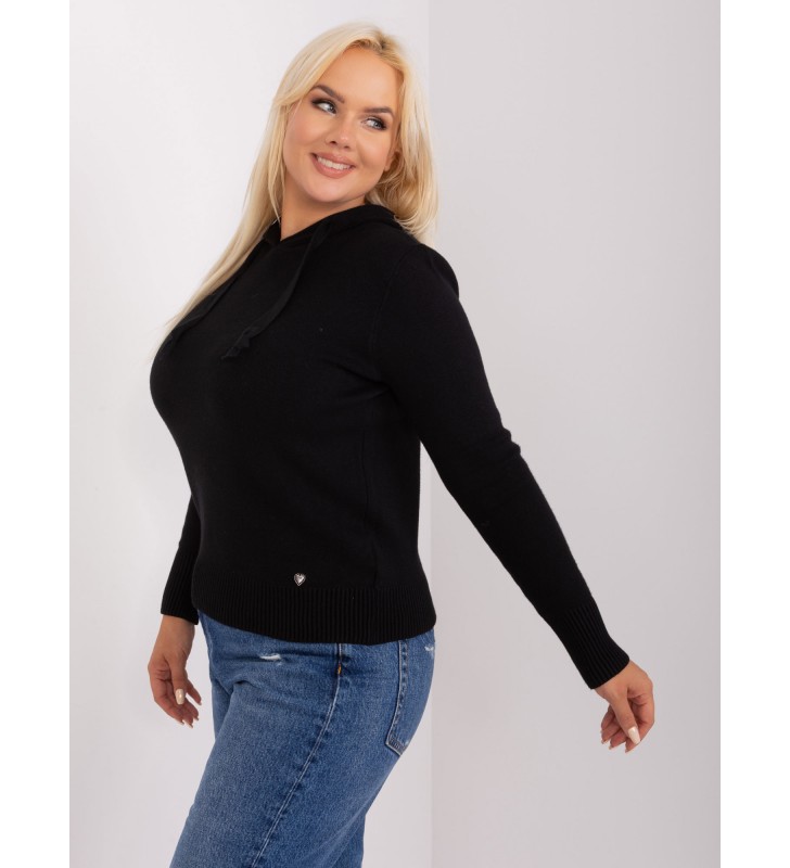 Sweter plus size PM-SW-PM9735.07 czarny