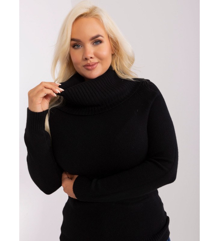 Sweter plus size PM-SW-PM724.26P czarny