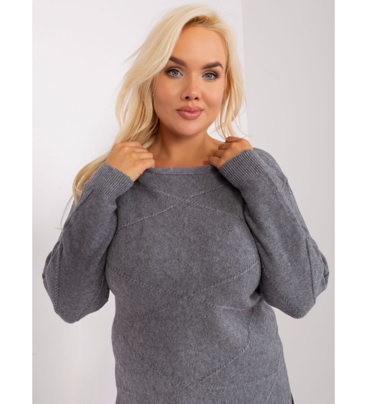 Sweter  PM-SW-PM-3905.13 ciemny szary