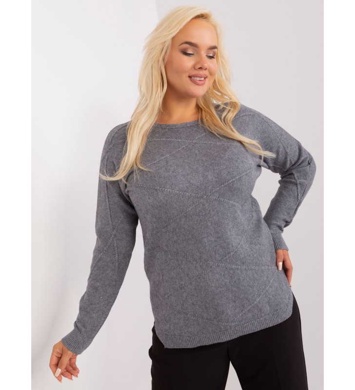 Sweter  PM-SW-PM-3905.13 ciemny szary