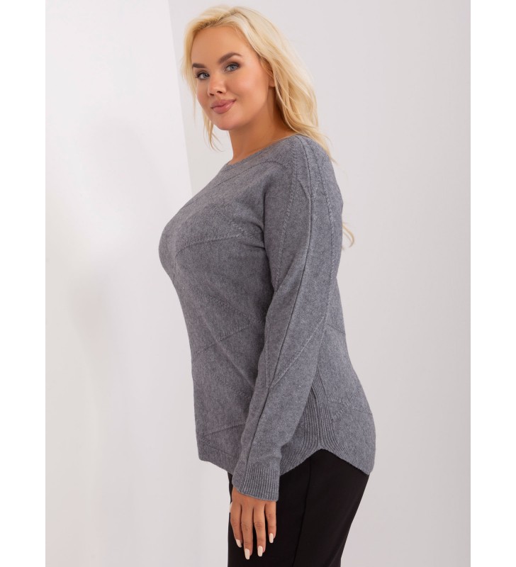 Sweter  PM-SW-PM-3905.13 ciemny szary