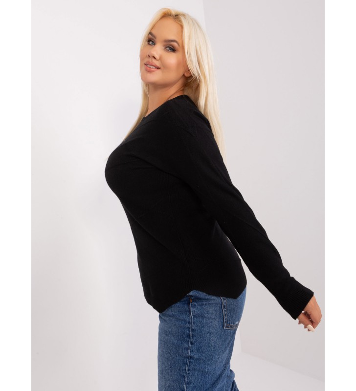 Sweter plus size PM-SW-PM-3905.13 czarny