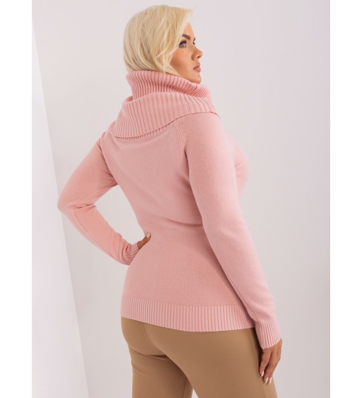 Sweter plus size PM-SW-PM724.26P jasny różowy