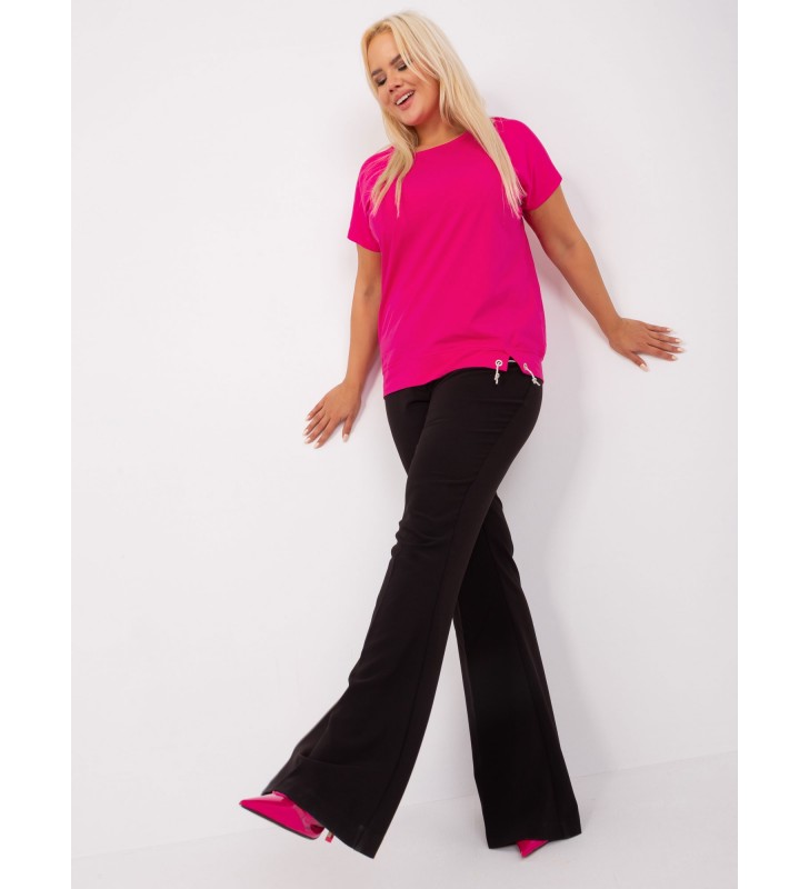 Bluzka plus size RV-BZ-8898.22 fuksjowy