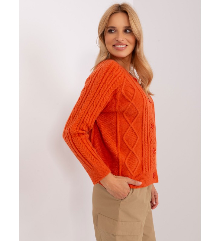 Sweter rozpinany AT-SW-2346-2.99P pomarańczowy