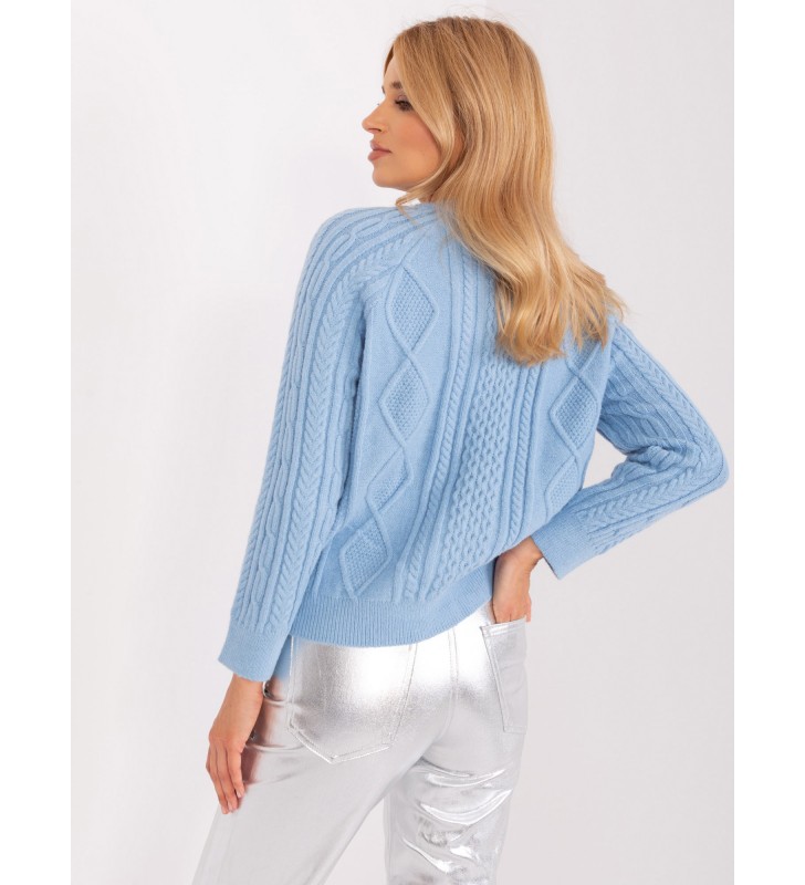 Sweter rozpinany AT-SW-2346-2.99P jasny niebieski