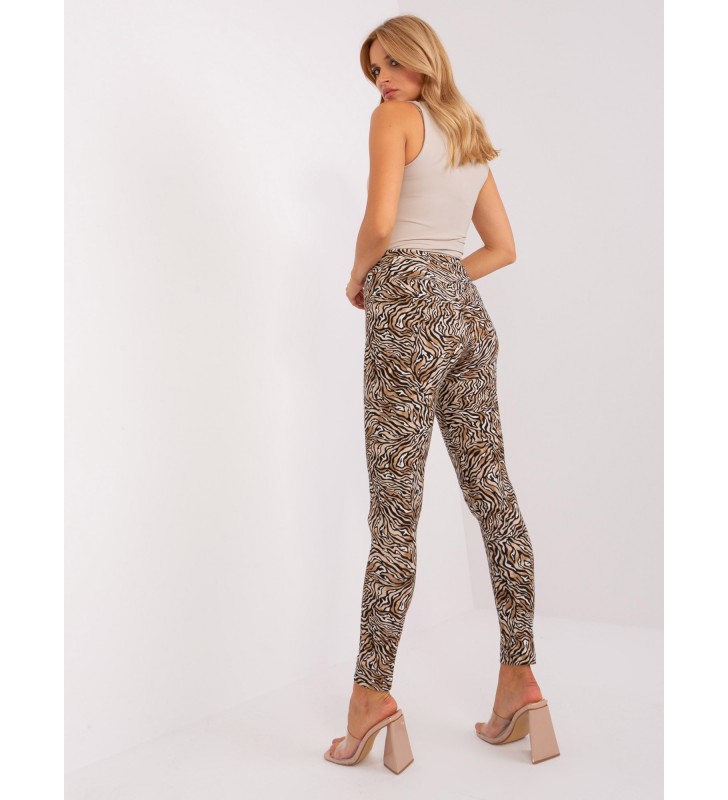 Leginsy legginsy EM-LG-597-1.11 czarno-beżowy