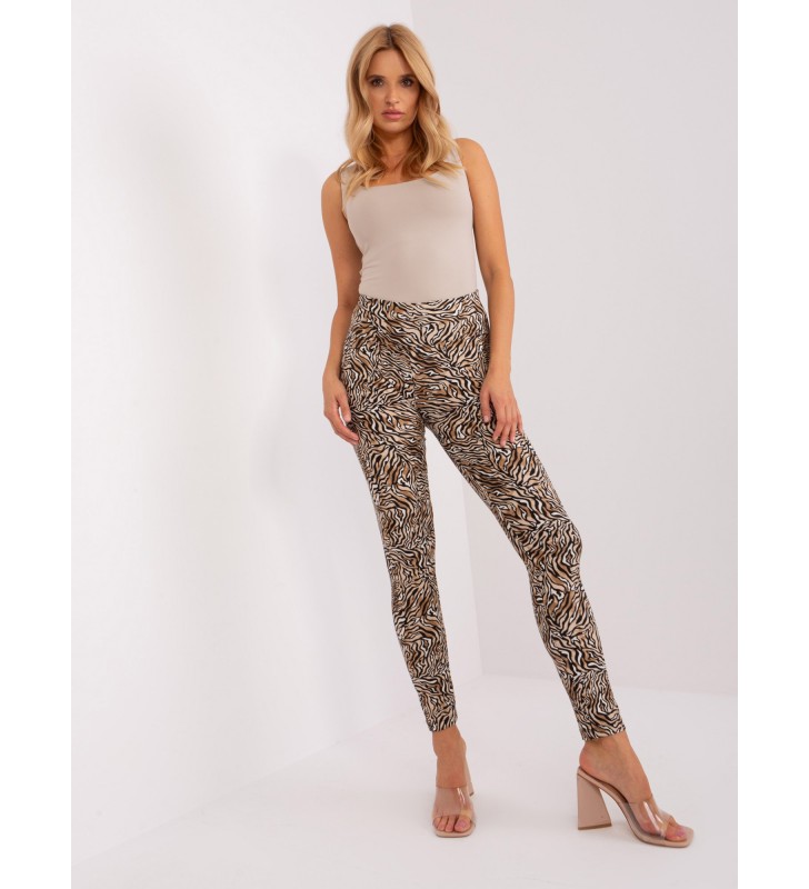 Leginsy legginsy EM-LG-597-1.11 czarno-beżowy