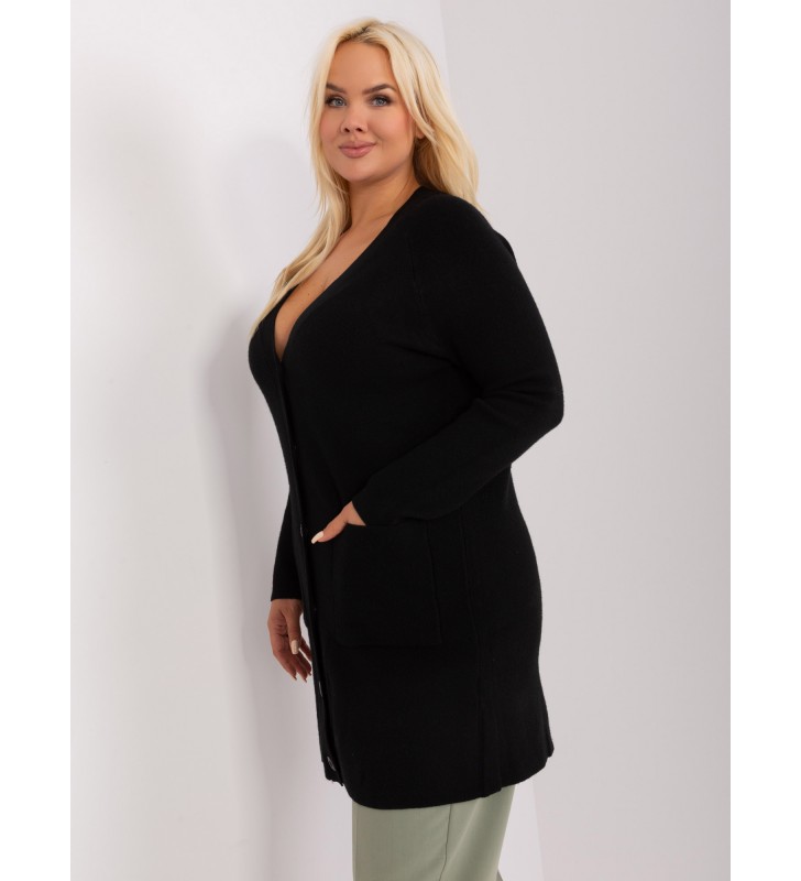 Sweter plus size PM-SW-PM-3732.10 czarny