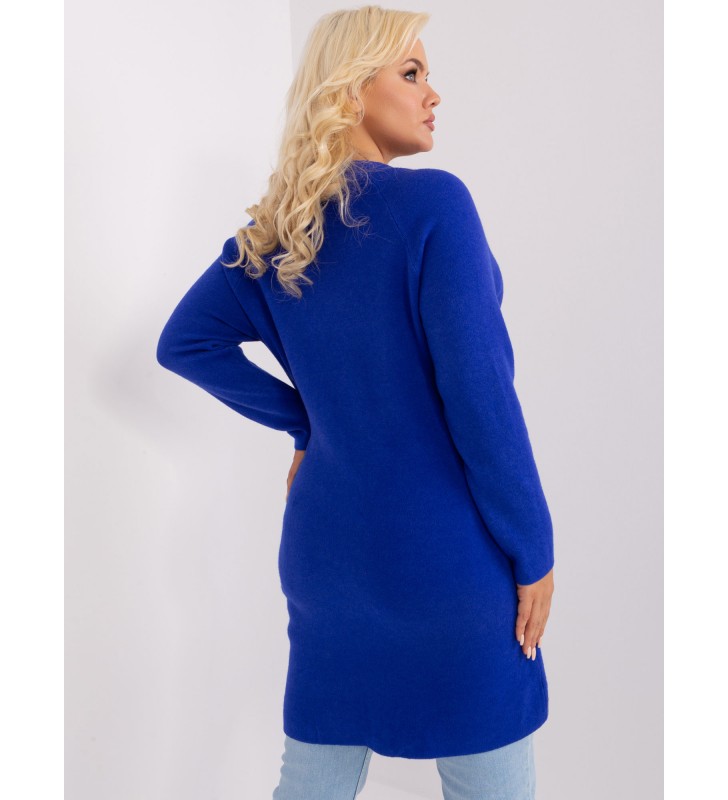 Sweter plus size PM-SW-PM-3732.10 kobaltowy