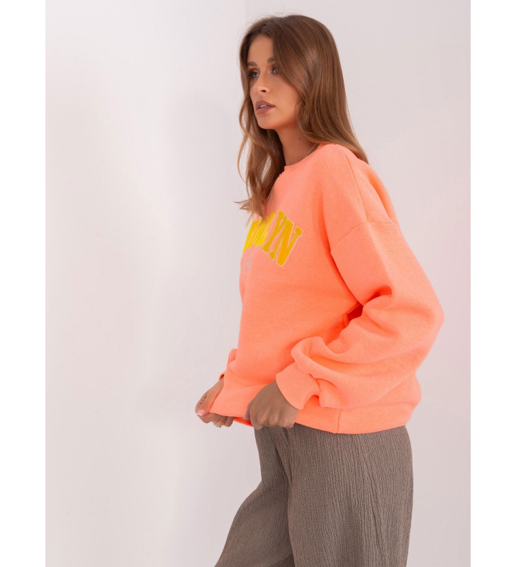 Bluza bez kaptura EM-BL-617-14.09 fluo pomarańczowy