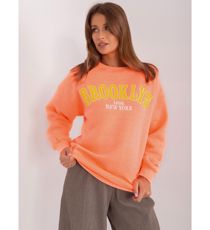 Bluza bez kaptura EM-BL-617-14.09 fluo pomarańczowy