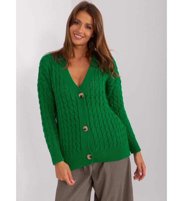 Sweter rozpinany BA-SW-8036-1.80P zielony