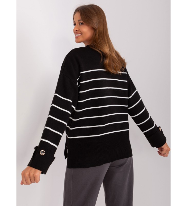 Sweter oversize TO-SW-010.11X czarny