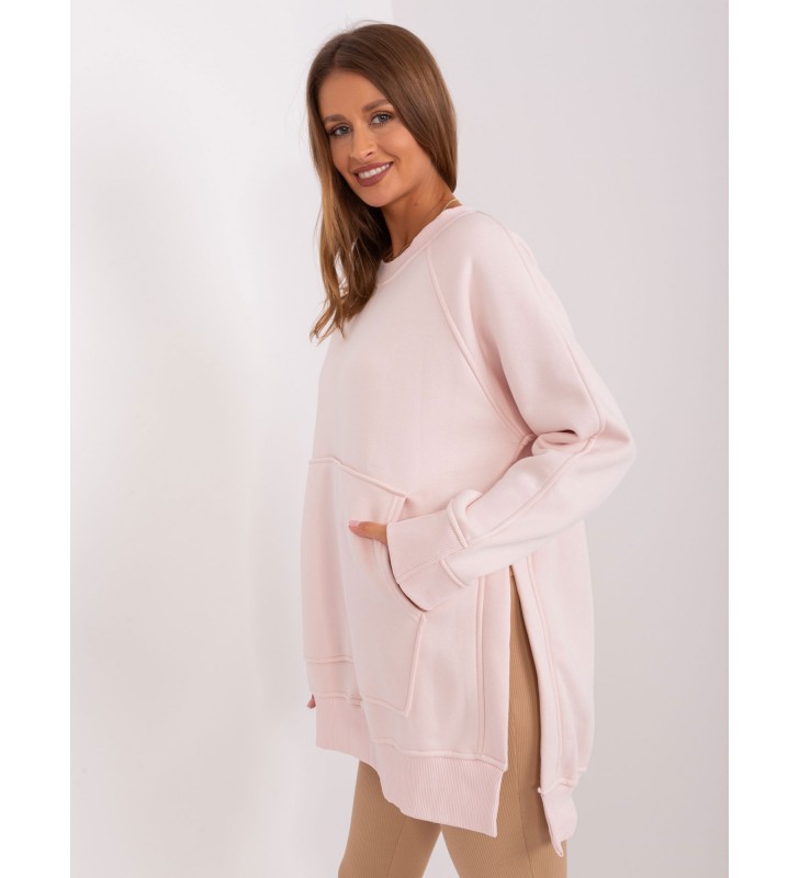 Bluza bez kaptura EM-BL-664.98P jasny różowy