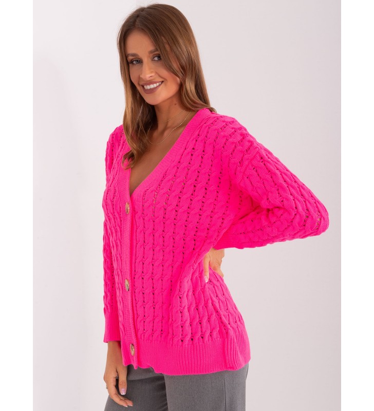 Sweter rozpinany BA-SW-8036-1.80P fluo różowy