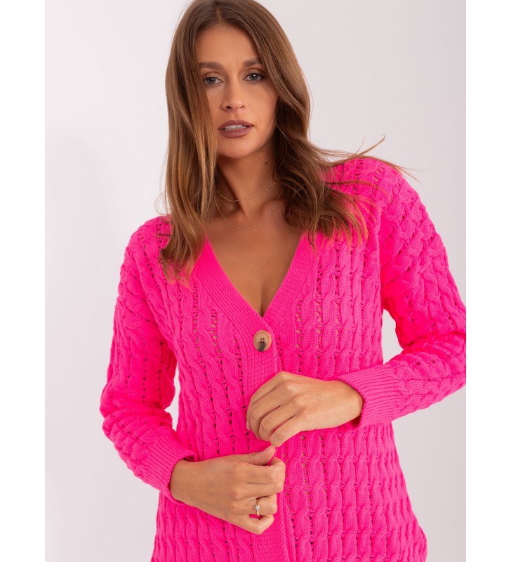 Sweter rozpinany BA-SW-8036-1.80P fluo różowy