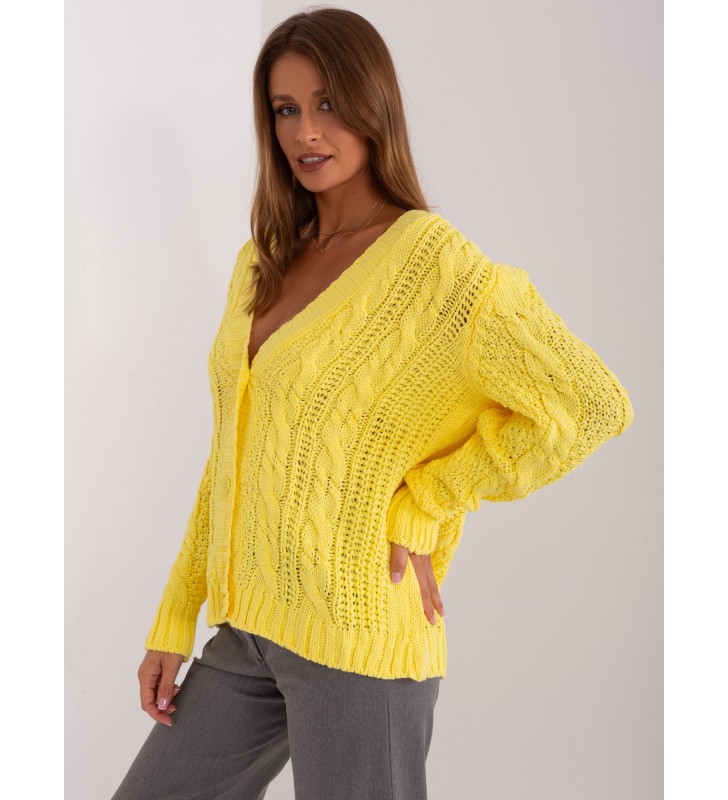 Sweter rozpinany BA-SW-8016.48P żółty