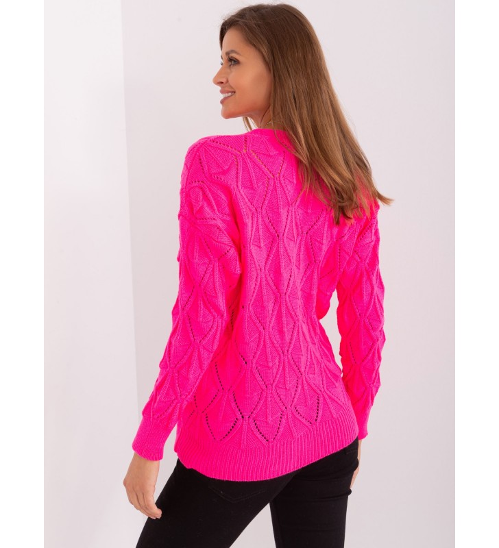 Sweter rozpinany BA-SW-8035-1.22P fluo różowy