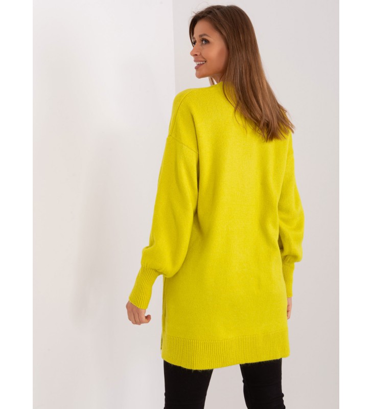 Sweter oversize TO-SW-1310.00P limonkowy