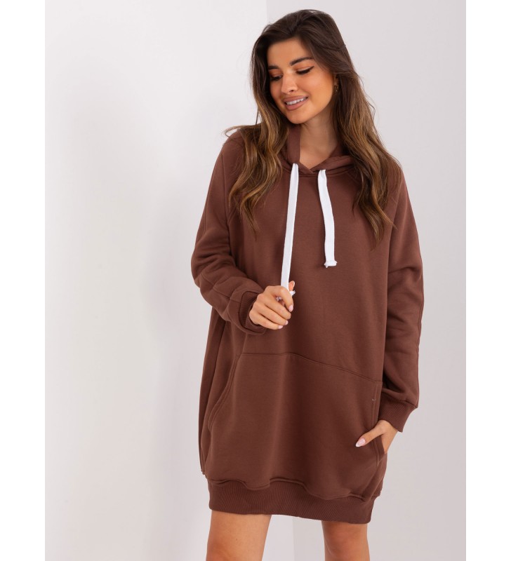 Bluza kangurka EM-BL-704.99P brązowy