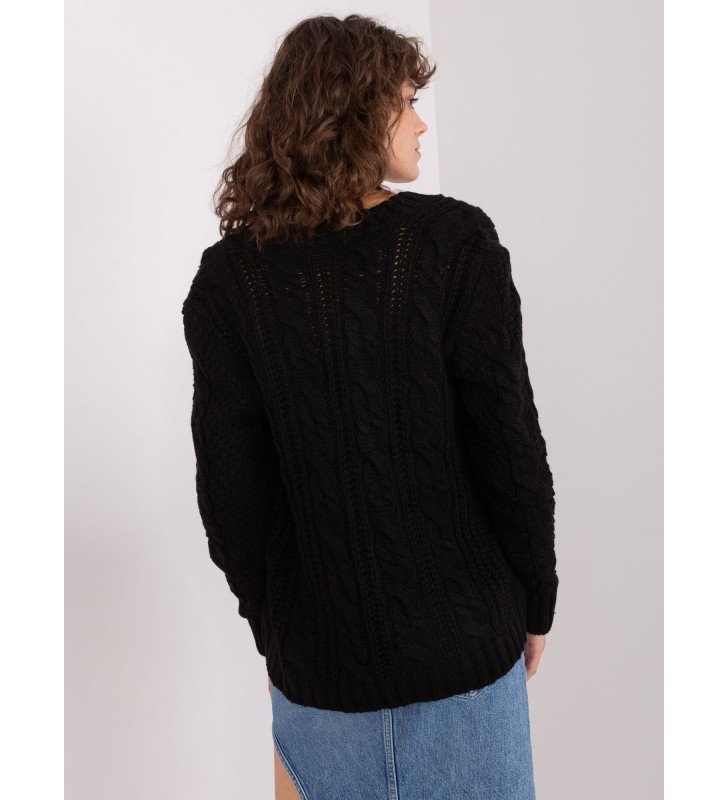 Sweter rozpinany BA-SW-8016.74P czarny