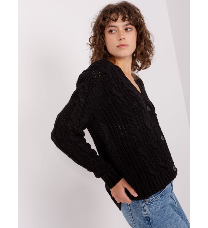 Sweter rozpinany BA-SW-8016.74P czarny