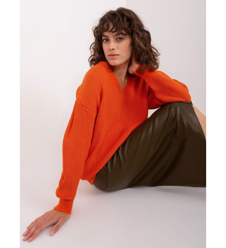 Sweter oversize BA-SW-8029.87P pomarańczowy