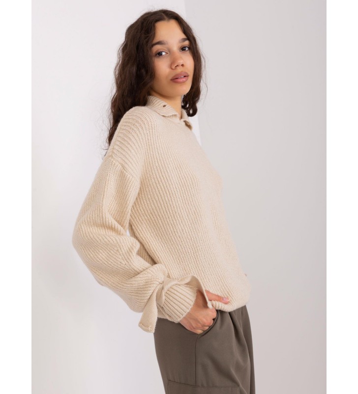 Sweter z golfem BA-SW-0305.67P beżowy