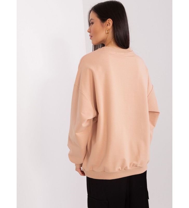 Bluza bez kaptura FA-BL-8881.27 camelowy